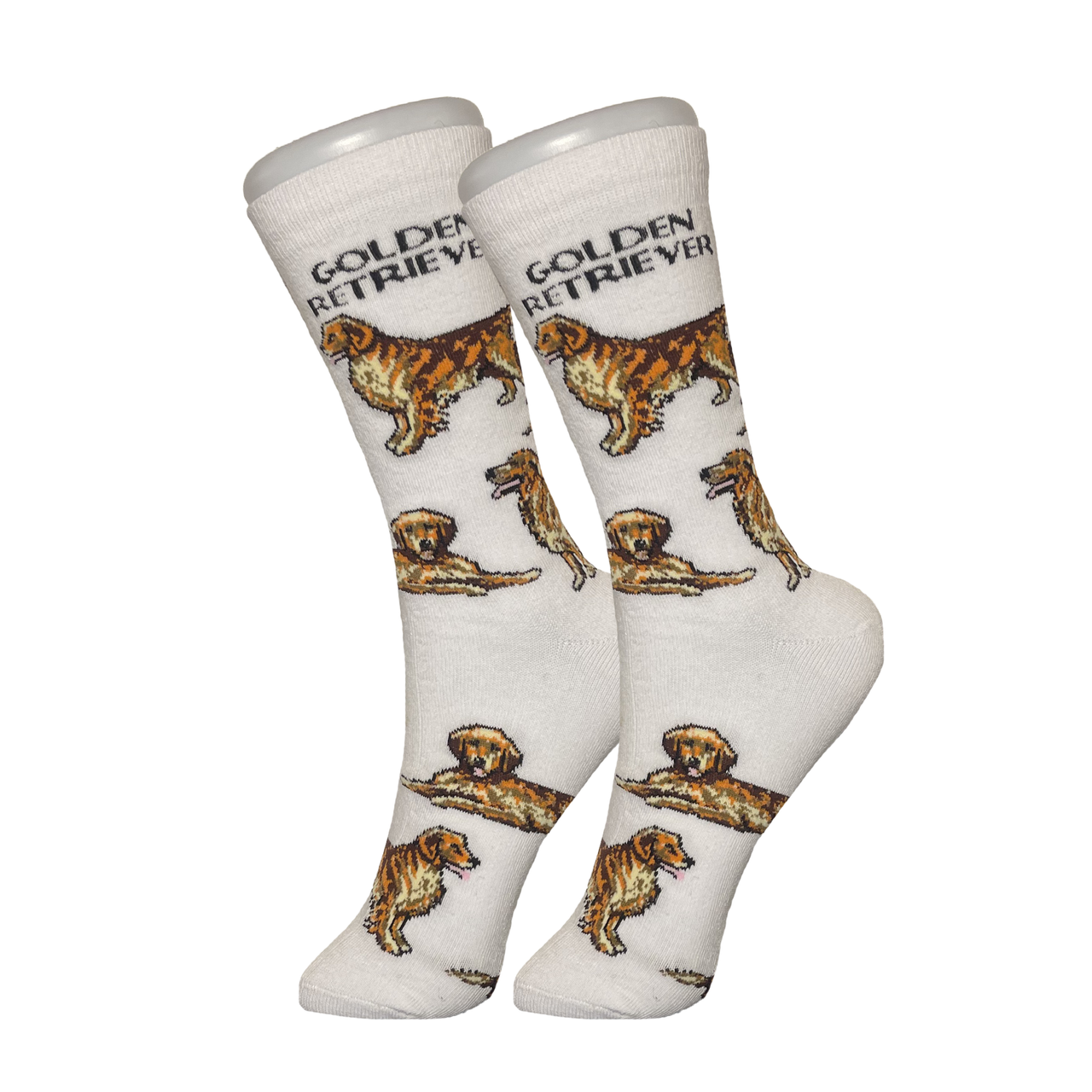 White Golden Retriever Socks