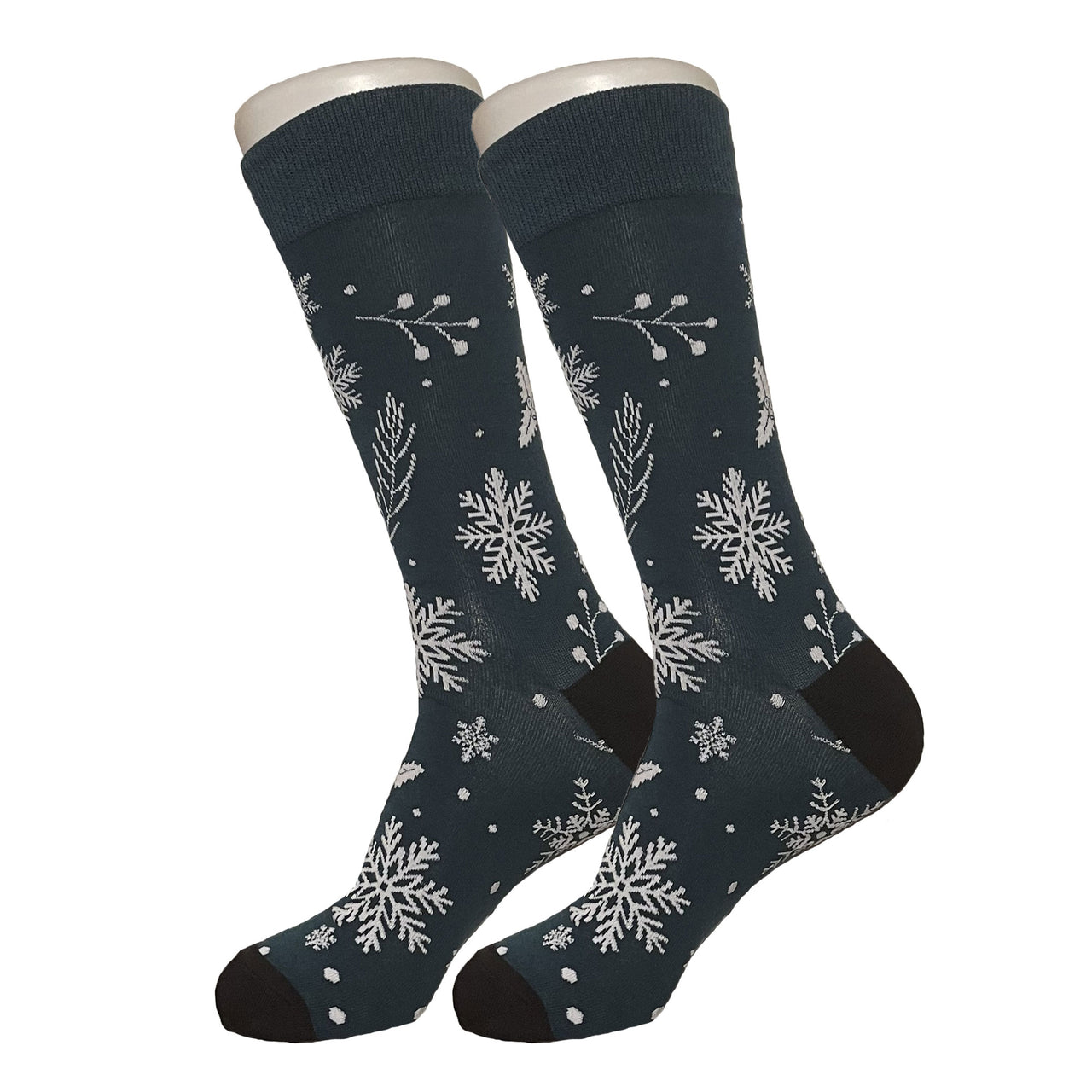 Green Reindeer Christmas Socks