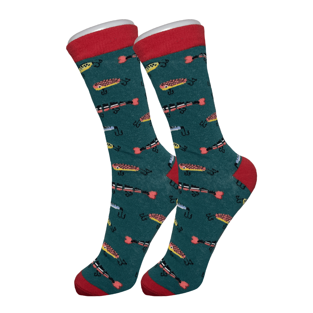 Green Fishing Lure Socks