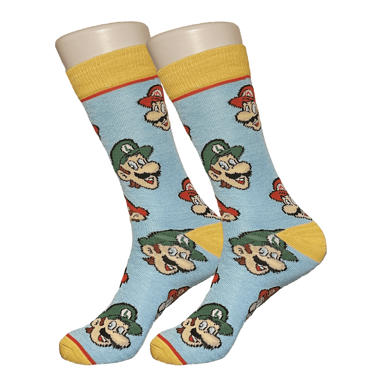 Blue Mario Socks