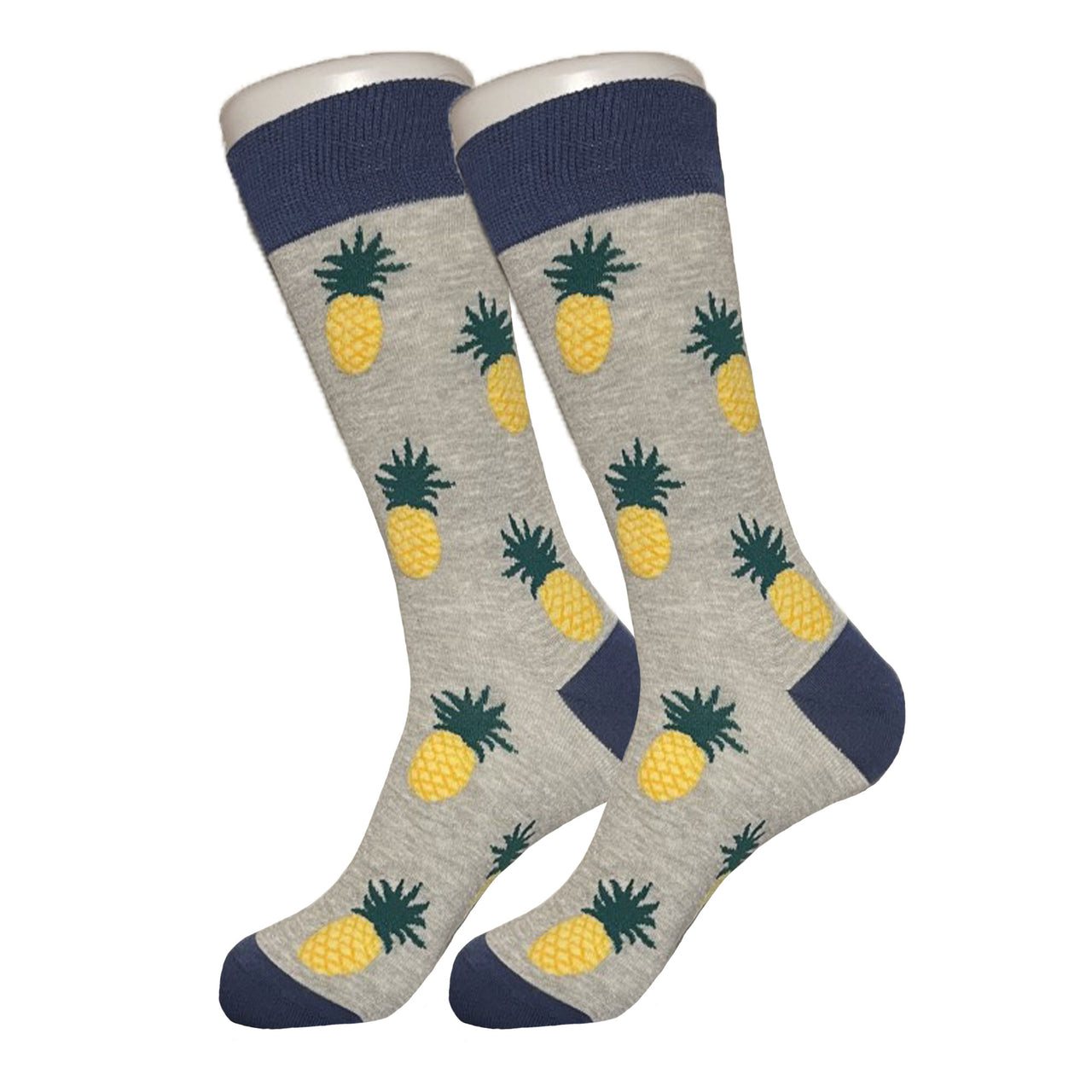 Grey Pineapple Socks