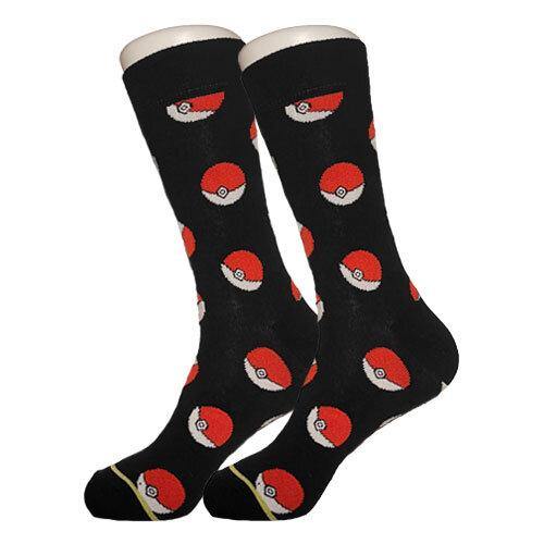 Black Pokeball Socks - Sock Bro 