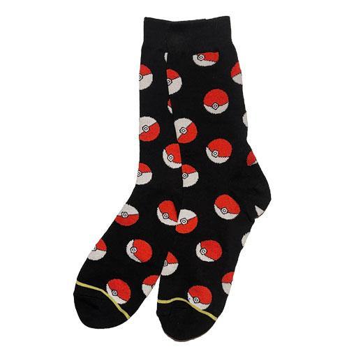 Black Pokeball Socks - Sock Bro 