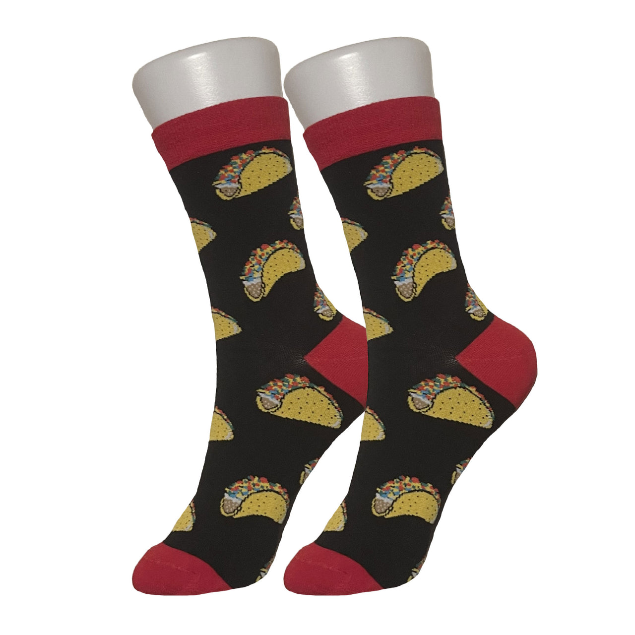 Women's Black Taco Socks