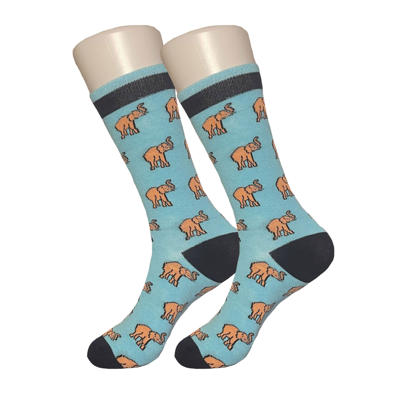 Blue Elephant Socks