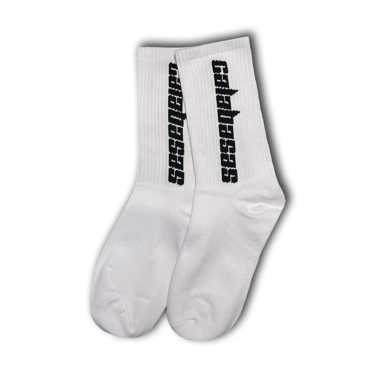 White Calabasas Socks